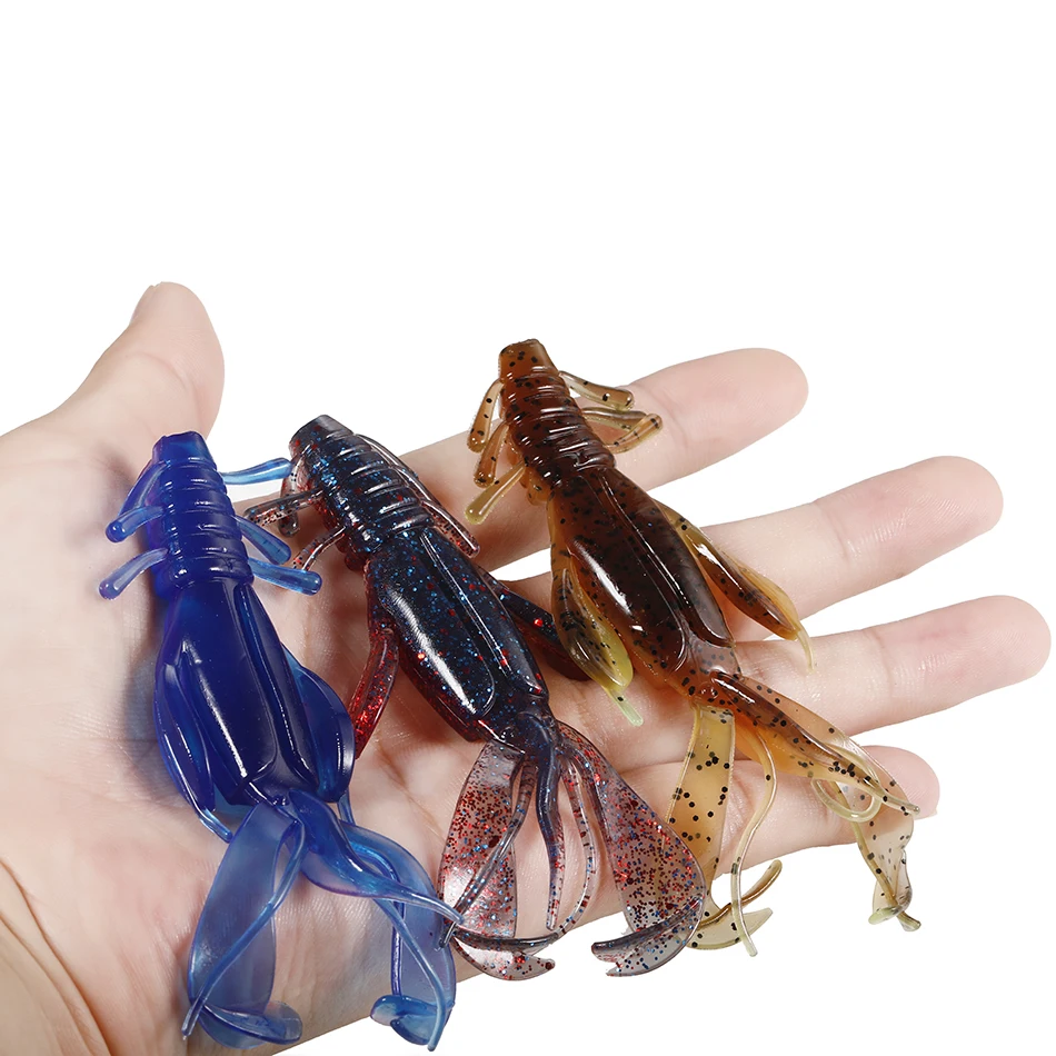 Cebo blando de 5 unids/lote, 11cm, 12g, estilo de doble cara, Señuelos de Pesca de criatura perfecta para aguas profundas y poco profundas - imagen 3