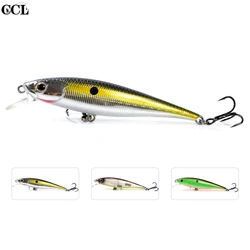 CCLTBA señuelo de pesca flotante Minnow Jerkbait, Wobbler Bass Perch Panfish, cebos duros de pesca al por menor