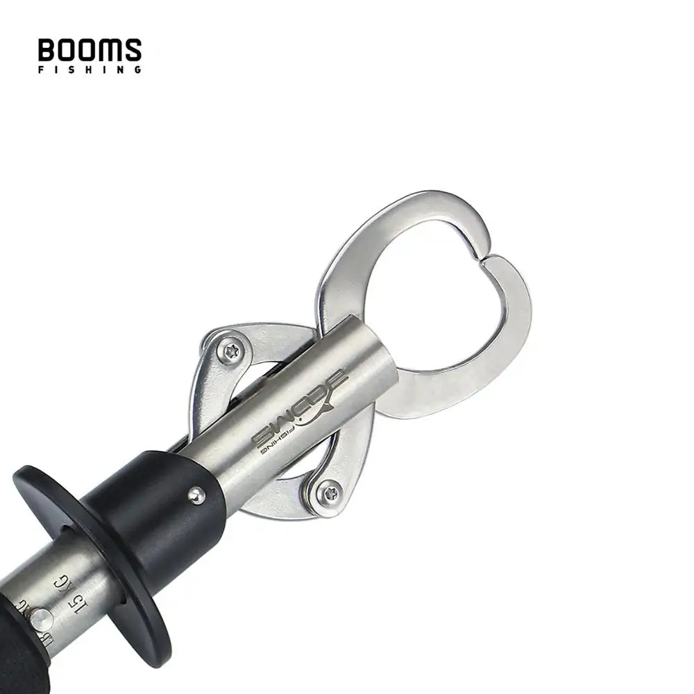 Booms Fishing G01 Pinza para peces Agarre y sujetar peces con agarre apretado Modelo más grande Herramientas de pesca a escala incorporada - imagen 5