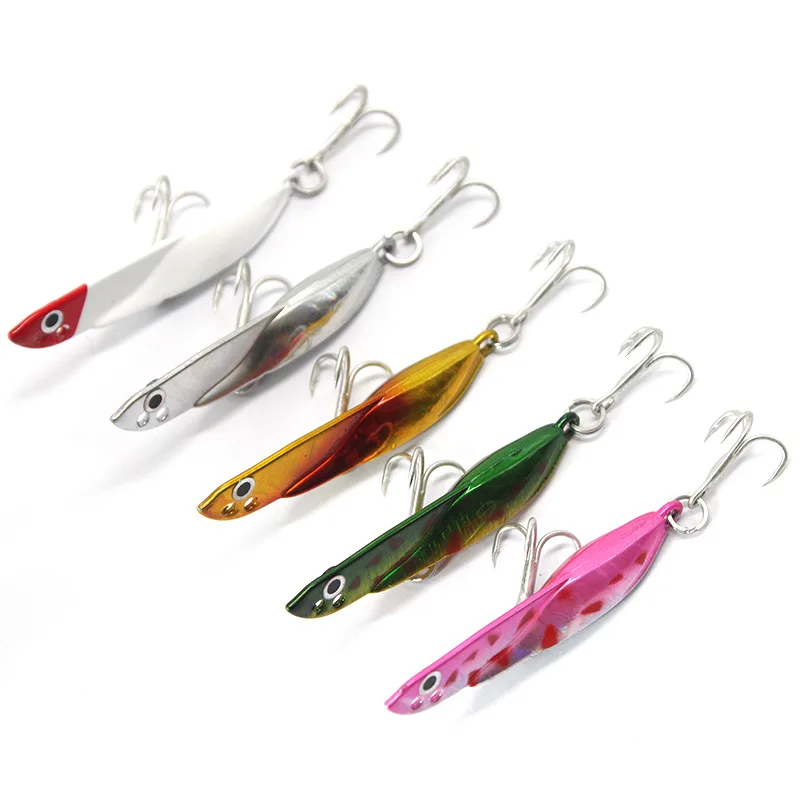 New Fishing Lure Water Dog VIB Spoon Jigbait Zinc Alloy 10g/15g/20g Artificial Lures Hard Bait 1 Piece Sale