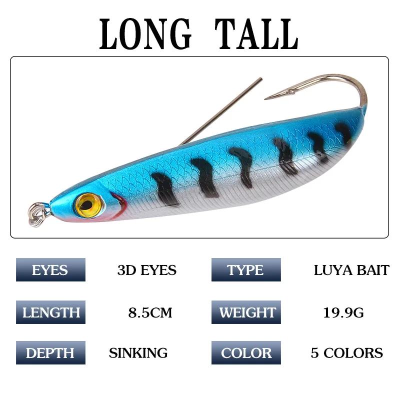 Señuelo de pesca VIB de 8,5 cm/19,9g, antivaho, Isca, Artificial, duro, cuerpo láser, aparejos de pesca realistas, 1 ud. - imagen 3