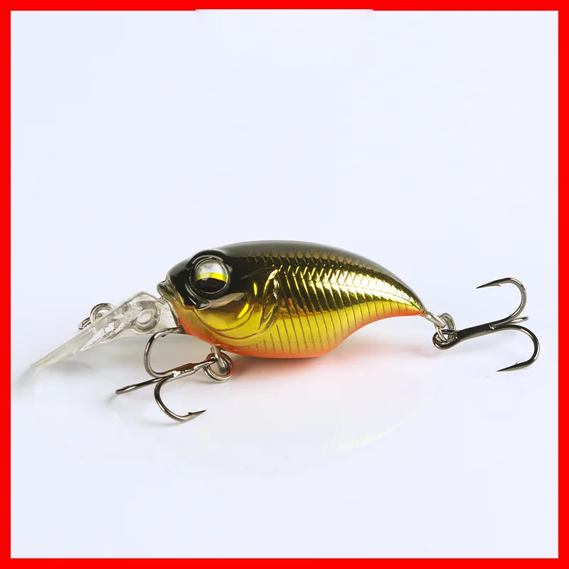 BassLegend pesca flotante Mini Crankbait Griffon cebo Bass Pike trucha señuelo 38mm 5,7g profundidad 1,2 m sonajero - imagen 4