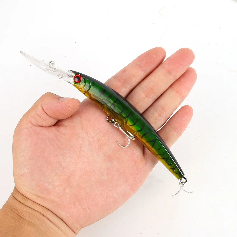 Señuelos de Pesca láser Wobbler, cebo Artificial duro Minnow, 11CM, 23,5G, Crankbait, carpa, lubina a rayas, aparejos de Pesca, 1 ud. - imagen 4