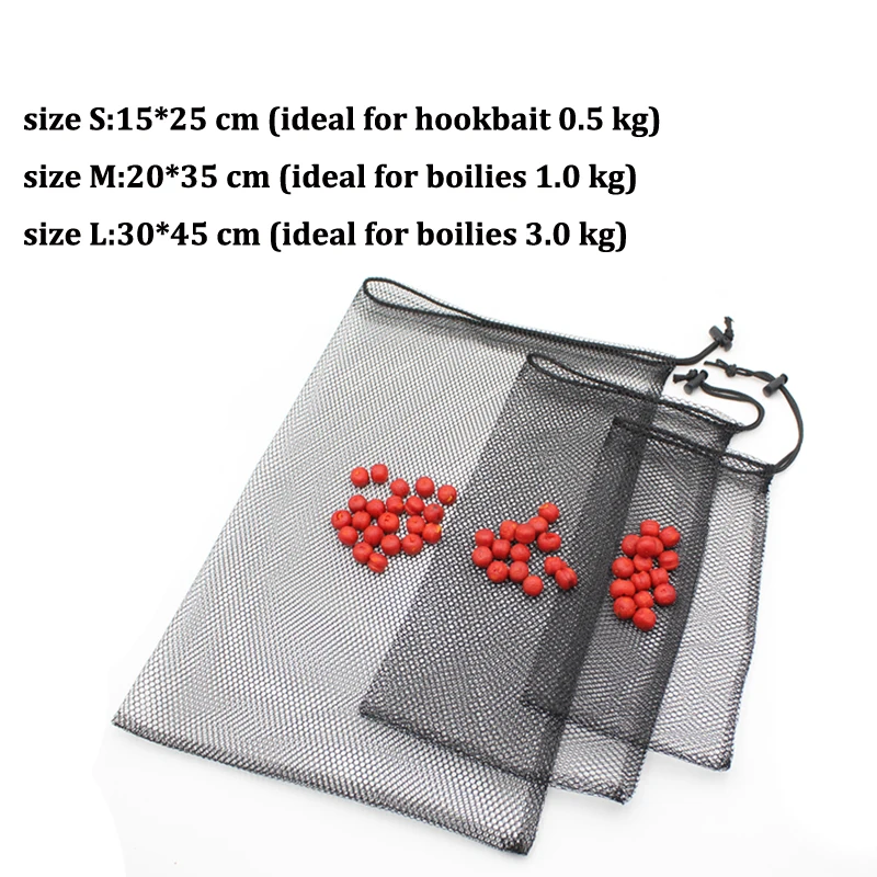 Boilies de pesca de carpa, bolsa de malla seca al aire, soporte para bolsa de cebo de carpa, tablero emergente para herramientas de rodillo de Boilies, aparejos de accesorios, 1 Uds. - imagen 2
