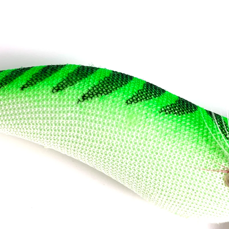 Señuelo de pesca de camarones de madera luminosa Jig Sinker 2,5 # 3 # 3.5 # Plantillas de anzuelo de calamar, pulpo marino, sepia, camarones, señuelos, cebo duro - imagen 5