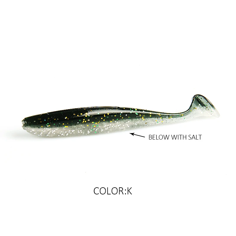 2019 Shiner supercontinente 50mm 75mm 100mm Señuelos de pesca cebo Artificial suave - imagen 2