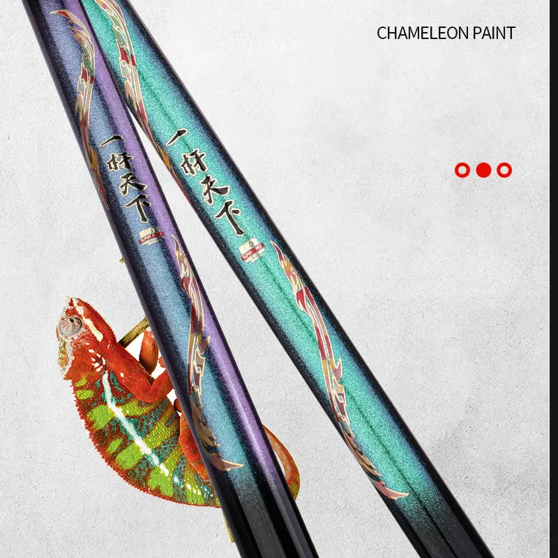 Caña de pescar superdura, accesorio de fibra de carbono, carpa, carpa, sección larga, Taiwán, 8/9/10/11/12/13m - imagen 3