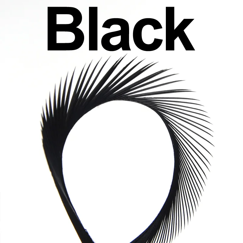 Bimoo-Material de atado de moscas de plumas de ganso a rayas, 12 colores, para moscas de Lava Nymph, funda de ala de cola dividida, 12 unidades - imagen 5