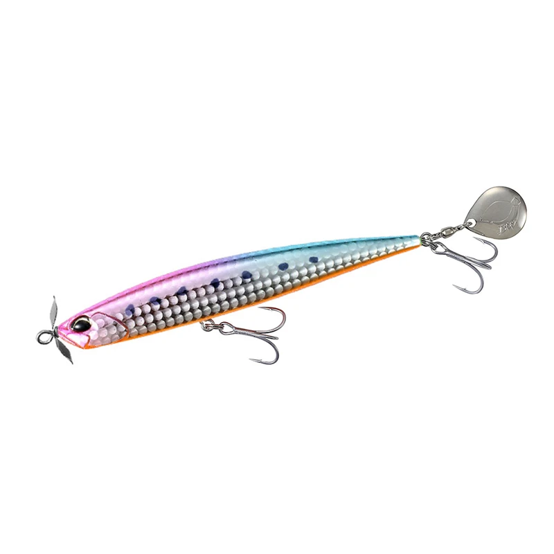 Señuelo giratorio para Pesca, cebo giratorio de 8 colores, 110mm, 27g, lápiz de plástico duro, accesorios de aparejos de Pesca 9073, 1 unidad - imagen 5
