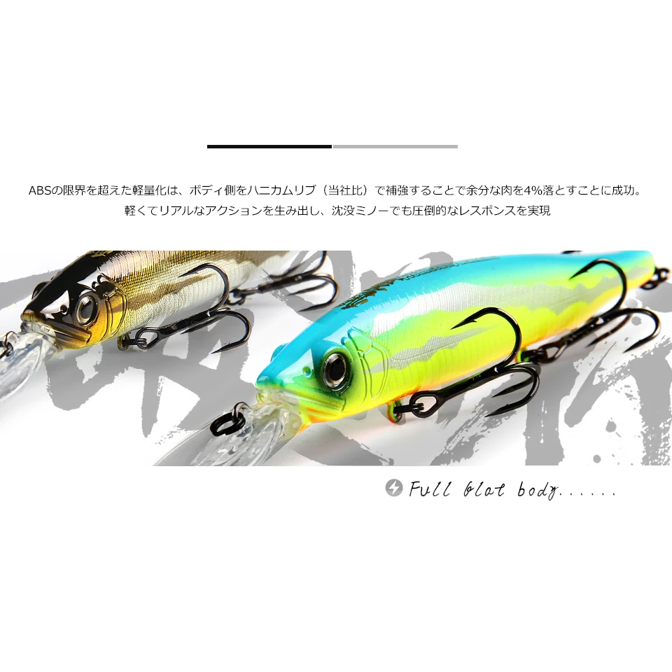 BEARKING 128mm 22,9g de profundidad 2-3m Wobbler Señuelos de pesca superiores cebo duro anzuelos de calidad minnow accesorios de pesca para aparejos de pesca - imagen 4