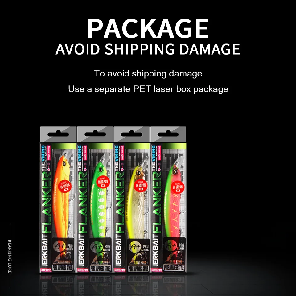 Bearking-señuelo duro de pesca, cebo de pesca caliente, equipo de pesca Artificial, manivela, gran oferta, 12cm, 18g, novedad - imagen 4