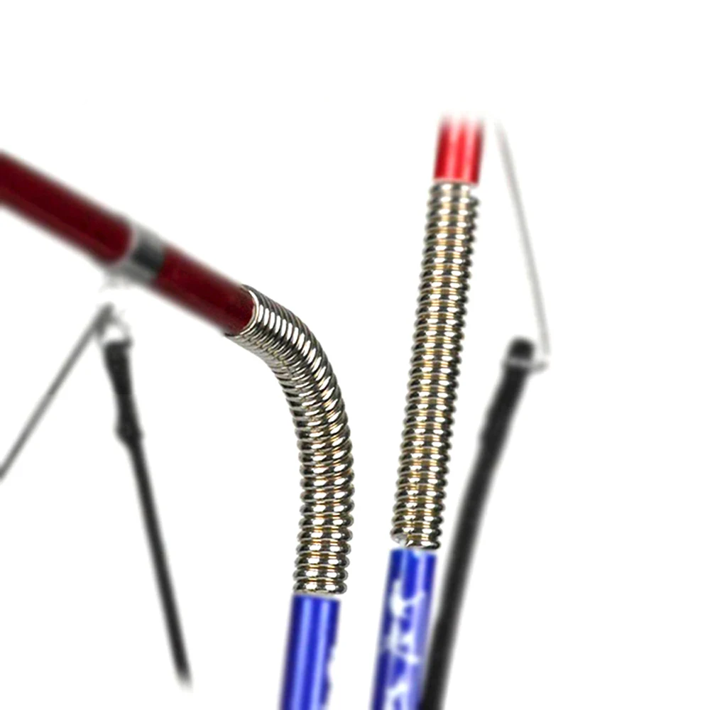 Caña de pescar telescópica automática, soporte de acero inoxidable con carrete, 63cm, alta calidad, mar, río, piscina - imagen 5