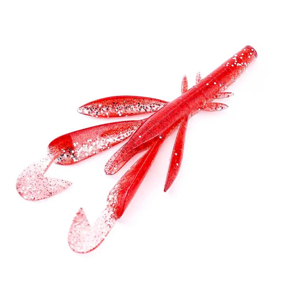 SUNMILE-SEÑUELOS blandos de camarón Slub, cebos artificiales Crankbait Iscas, cebos artificiales Leurre Louple para pesca de lubina, 7cm/12cm - imagen 3