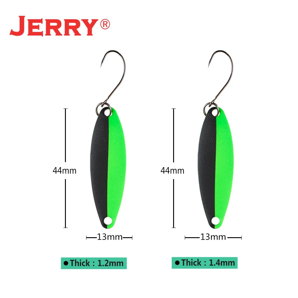 Jerry Virgo1pc Área cucharas para trucha cucharas de curricán Señuelos de pesca profesionales de alta calidad cebo giratorio de agua dulce aparejos de pesca - imagen 4