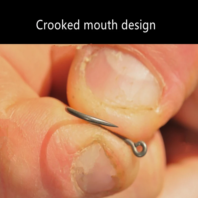 Anzuelo de pesca de carpa con púas de acero al carbono, accesorio de pesca circular de carpa, 20 unidades - imagen 5