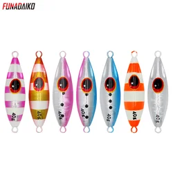 FUNADAIKO-señuelo de Pesca de Mar, cebo luminoso brillante artificial, 30g, 40g, 60g