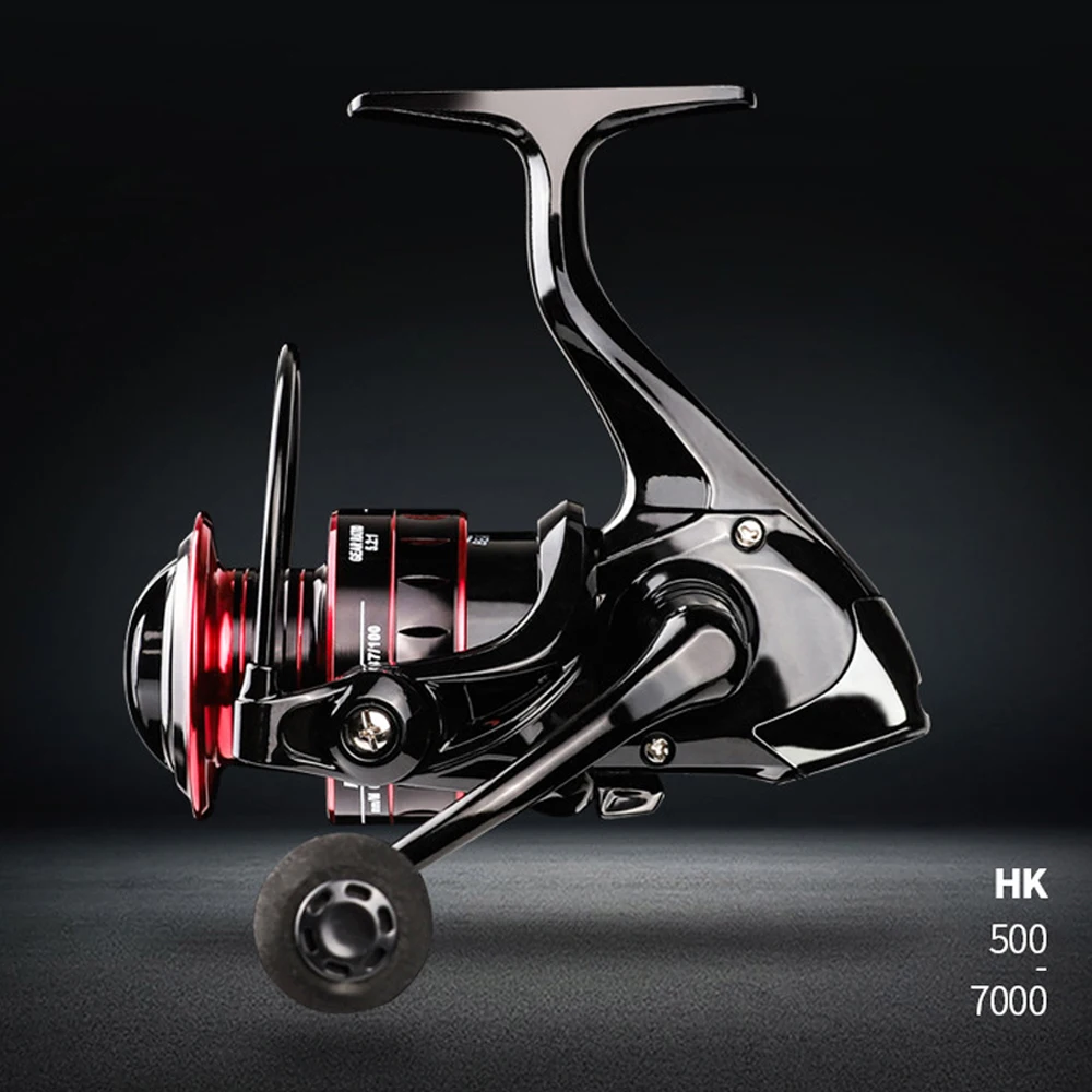SIECHI-carrete de pesca giratorio de alta velocidad, accesorio de pesca de carpa para agua salada, HK1000-7000, 8kg, relación de engranaje 2020: 1, novedad, otoño de 5,2 - imagen 2