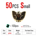 Golden Small 50PCS