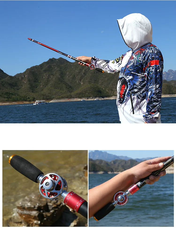 Experimente la emoción de la pesca con nuestra caña de alta calidad