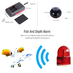Localizador de peces sonar portátil con pantalla LCD