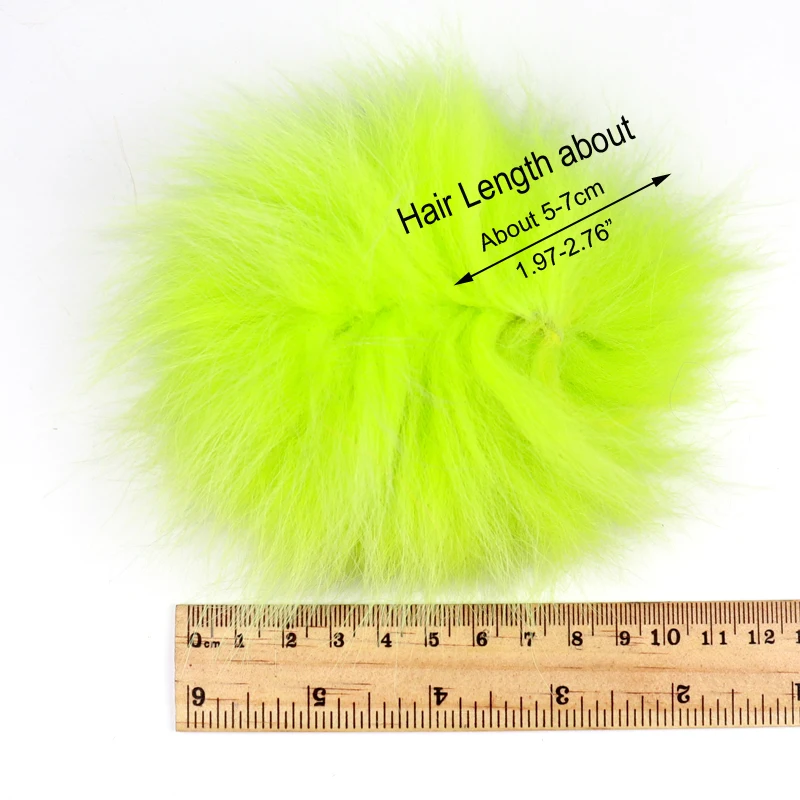 Bimoo-pelo de cola de zorro ártico para trucha, tubo de salmón, Material Natural para colas de alas, serpentinas de acero, 12 piezas - imagen 4