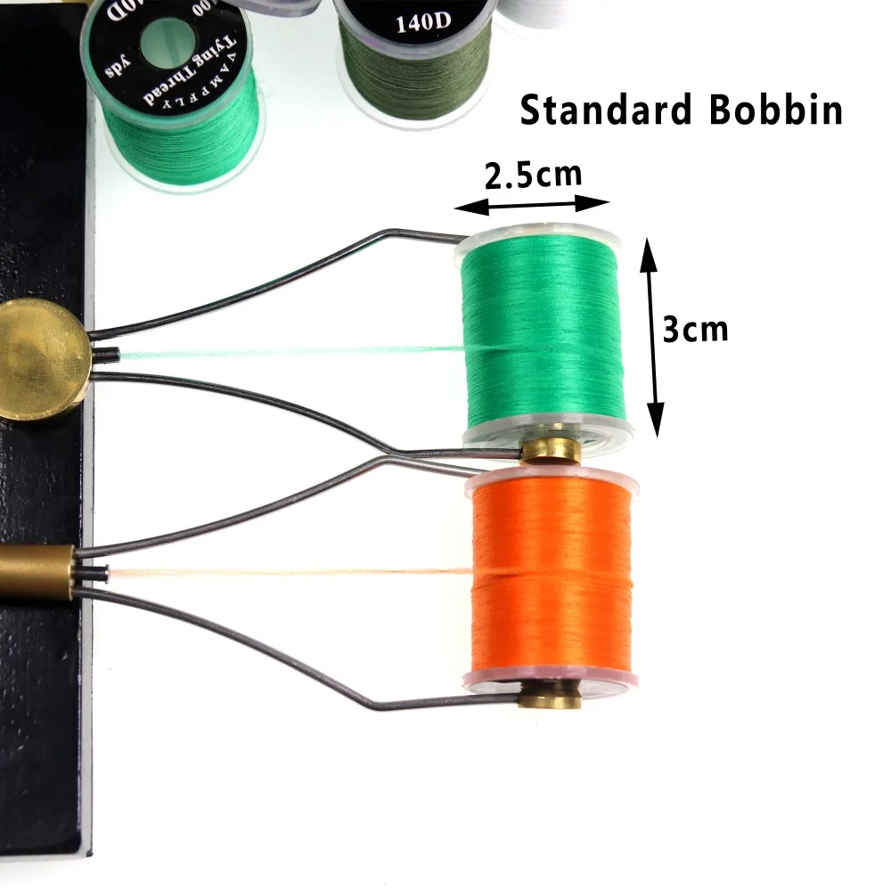 Bimoo, 1 unidad, 70D 140D, hilo de nailon para atar moscas, hilo de nailon, Material para atar moscas, para atar ninfas, trucha, Señuelos de Pesca, cebos - imagen 2