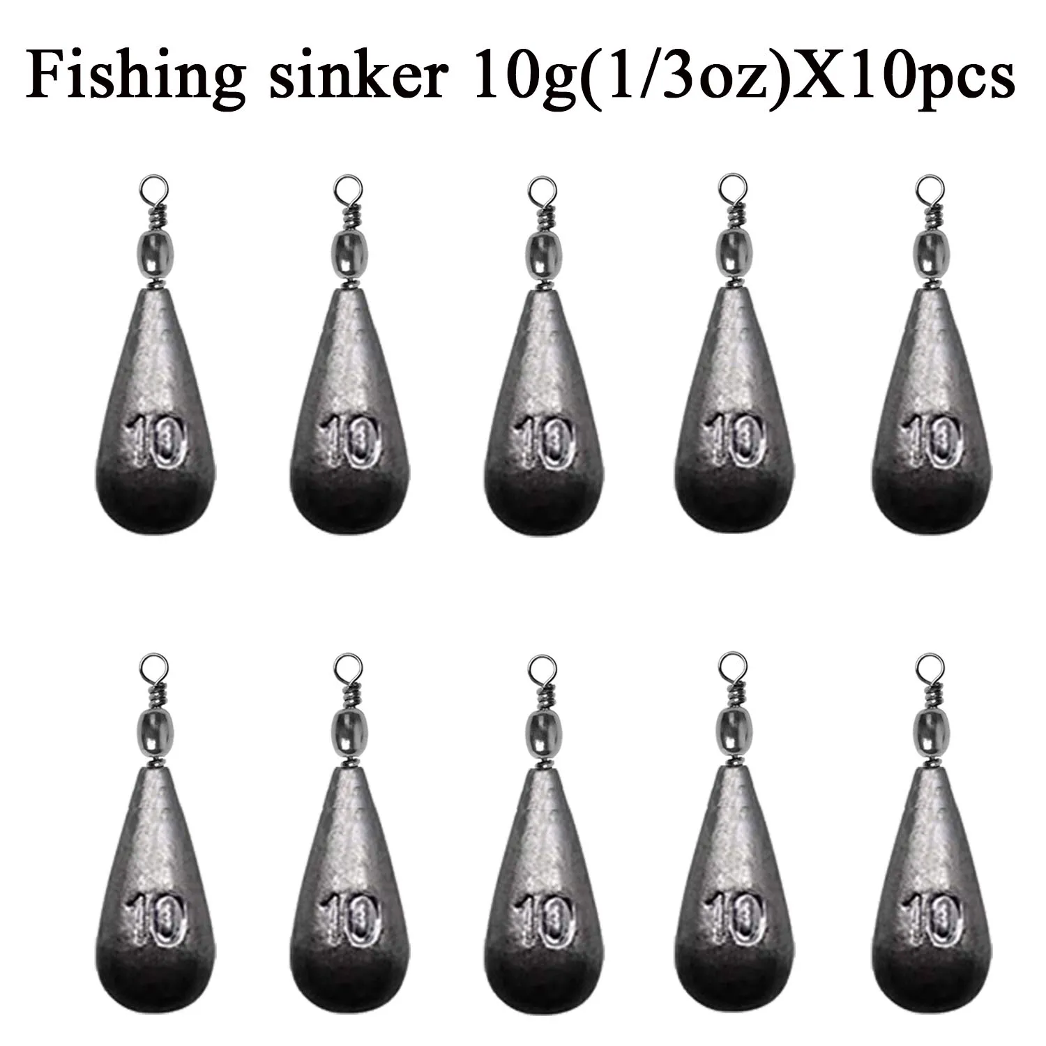 10g sinkers