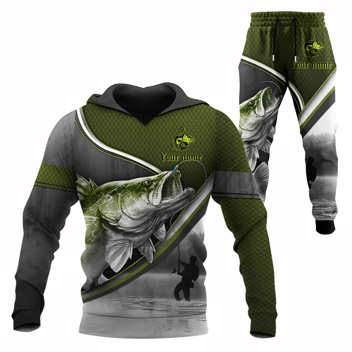 Conjunto puesto en entorno exterior