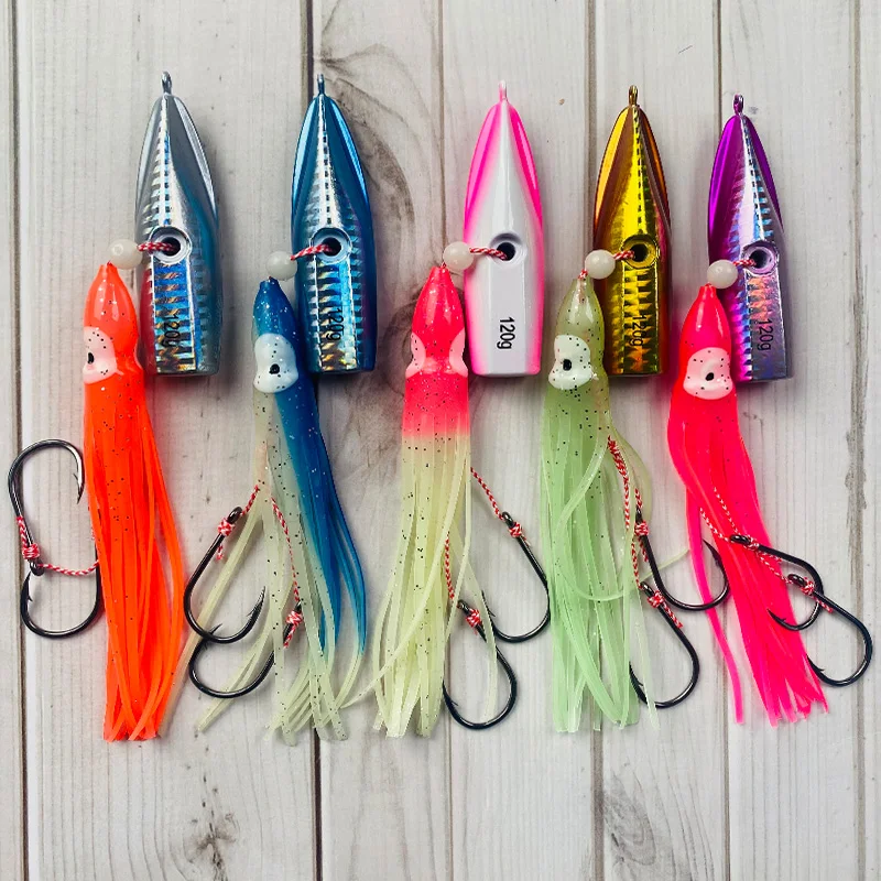 TEASER-señuelo de pesca de hundimiento lento, J49, 120g, 150g, 180g, 200g, Inchiku - imagen 5