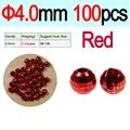 100pcs 4.0mm Red