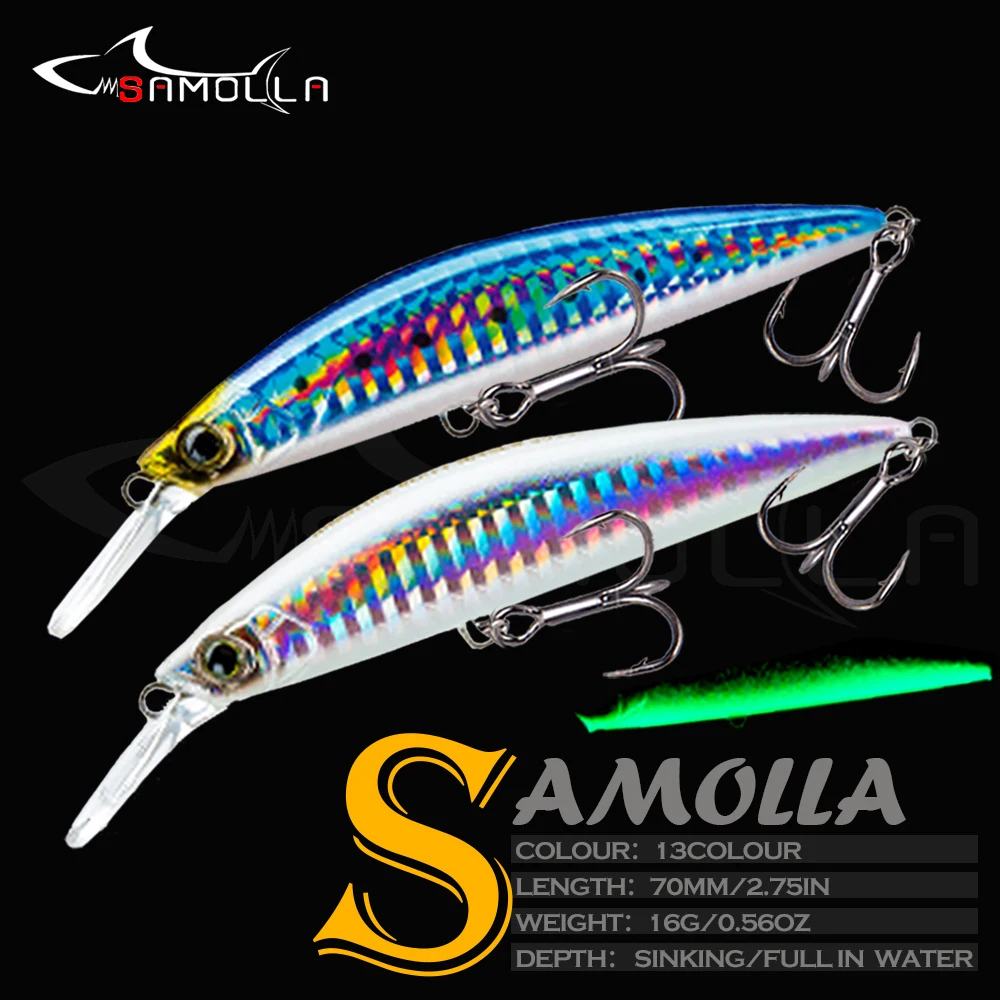 Señuelo SAMOLLA Minnow 16g 70mm Wobbler - vista principal