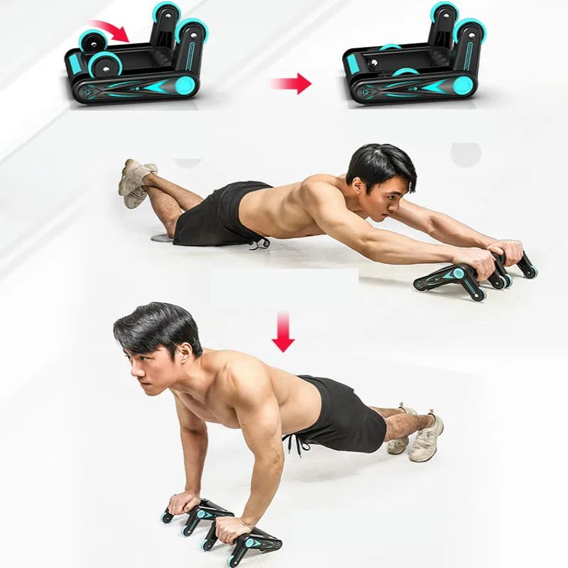 Rueda Abdominal para gimnasio En Casa, equipo de entrenamiento de Fitness, equipo de entrenamiento muscular para gimnasio En Casa - imagen 2