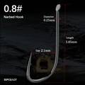 Barbed hook 0.8