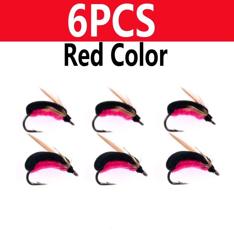 Red 6pcs