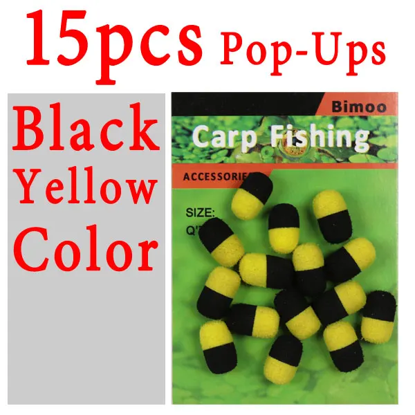 15pcs black yellow