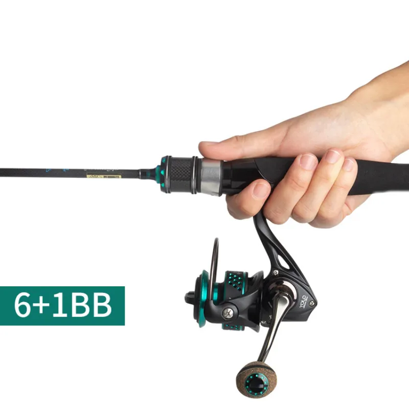 Carrete giratorio de Metal 500s 800s 7BB, rueda de pesca de Metal 5,0: 1, bobina biselada de alta velocidad para agua dulce, buque Rock, cuñas - imagen 2