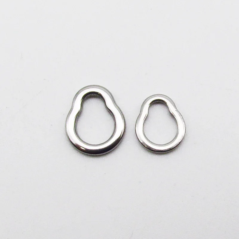 1000 Uds accesorios de Pesca conector pera anillo sólido círculo sin costuras anzuelos de acero inoxidable señuelo Jig Jigging aparejos Pesca - imagen 3
