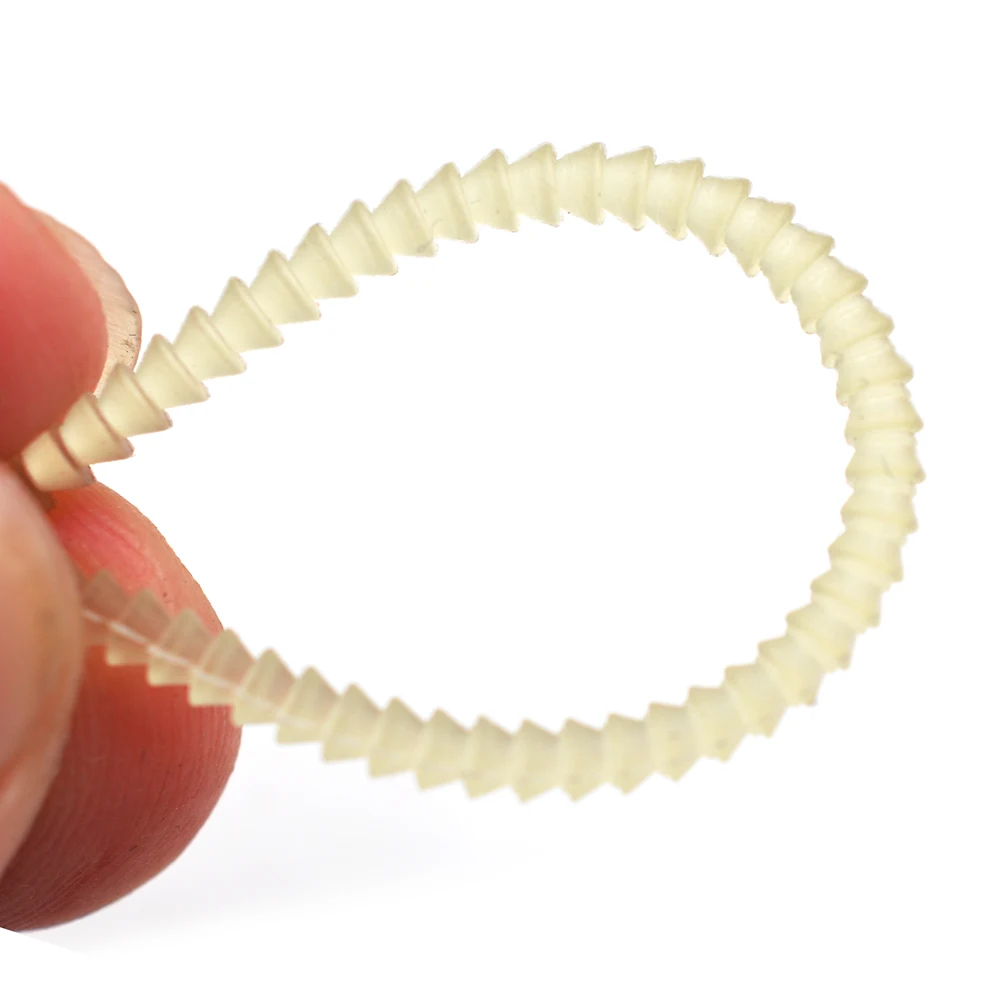 MNFT 4 Uds pesca de carpa PVA Cable Tie cebo ambientalmente disuelto de agua trenzado PVA lazos de cuerda carpa Bollie Rigs aparejos - imagen 3