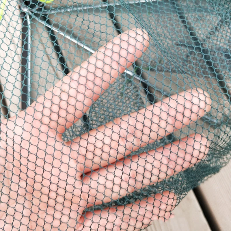 Red de pesca automática con 6 agujeros, red plegable hexagonal para pescar camarones, peces, camarones, pececillos, cebos de cangrejo, trampa de malla fundida B082 - imagen 5