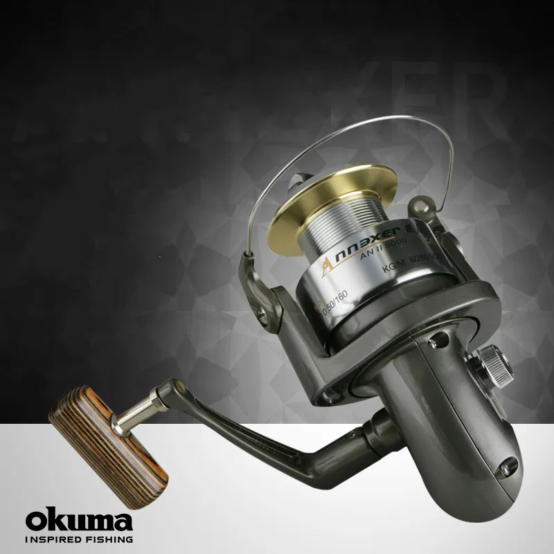 Okuma-carrete De Pesca De agua dulce y salada, accesorio De arrastre De 12KG, Ratio De engranaje 5000: 1, 6000s, 5,0 s - imagen 3
