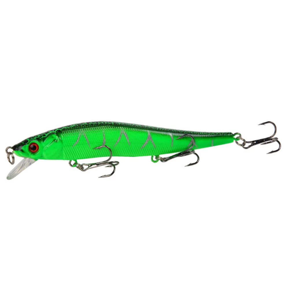 Señuelos duros de Pesca Artificial, cebo Crankbait con 3 ganchos Wobblers Swimbait, pececillos, 11,5 cm, 15g, 1 pieza - imagen 3