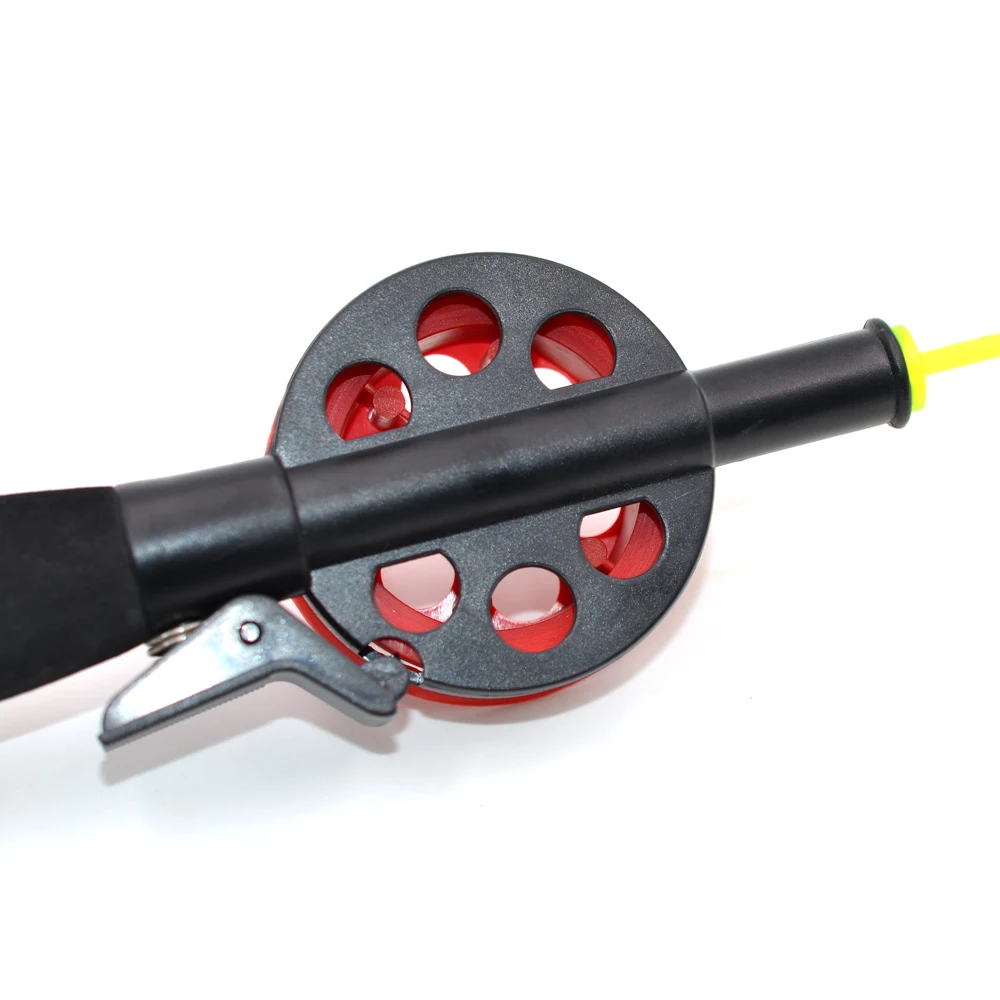 MNFT-caña de pescar de plástico con carretes para niños, accesorio de rueda, roca de hielo portátil, 1 ud. - imagen 5