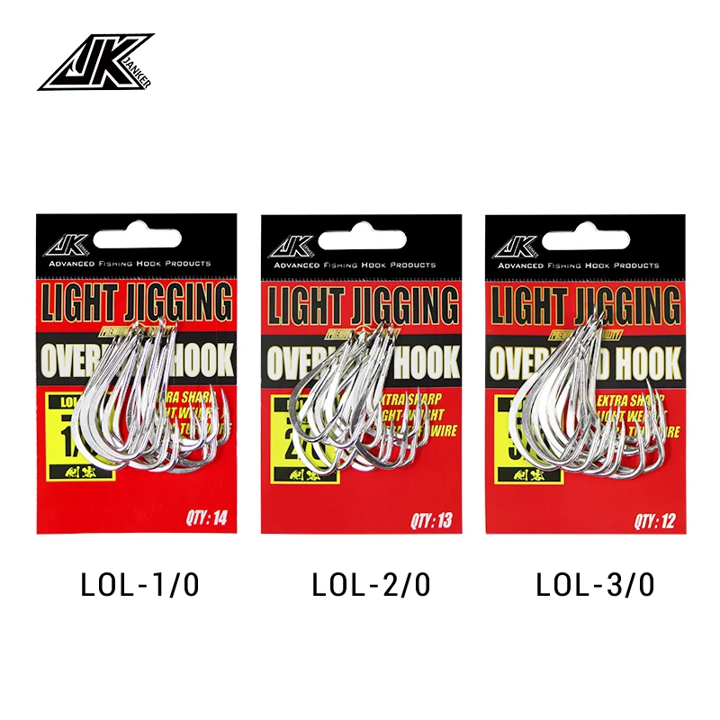 JK LOL-anzuelo de pesca de alta resistencia, cebo plano de carbono para mar, ligero - imagen 5