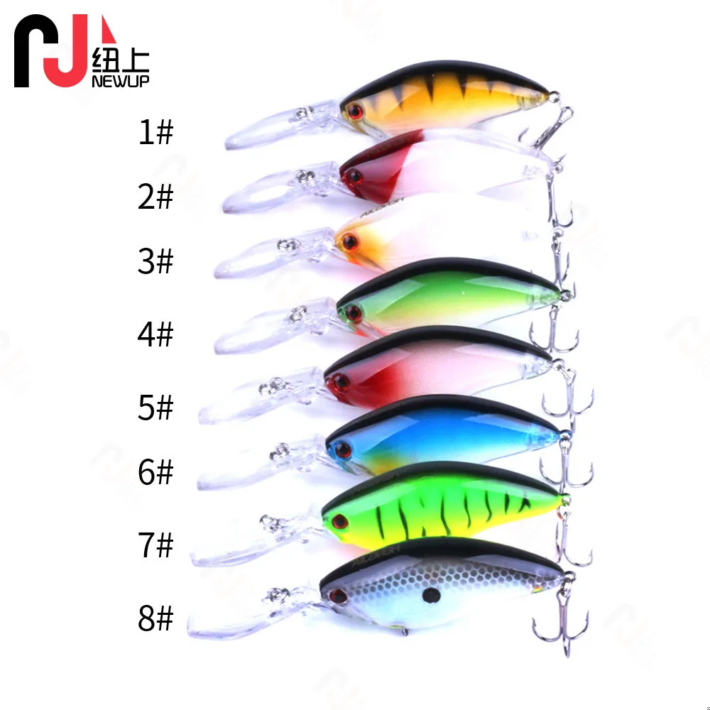Newup-Crankbaits flotantes para Pesca, 10,5 CM-17,8g, Wobblers de pececillo para pesca con curricán/el Lucio, cebo duro, aparejos de Pesca - imagen 5
