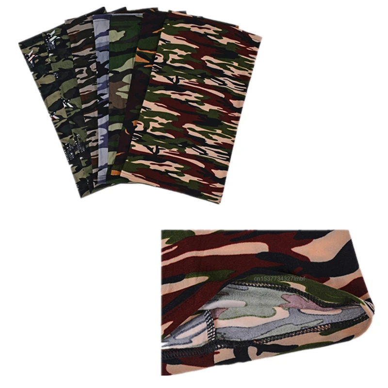 Pasamontañas para exteriores, Bandana con protección UV para motorista, bufanda sin costuras, diadema mágica, polaina de cuello de camuflaje, cubierta facial, tocado - imagen 5
