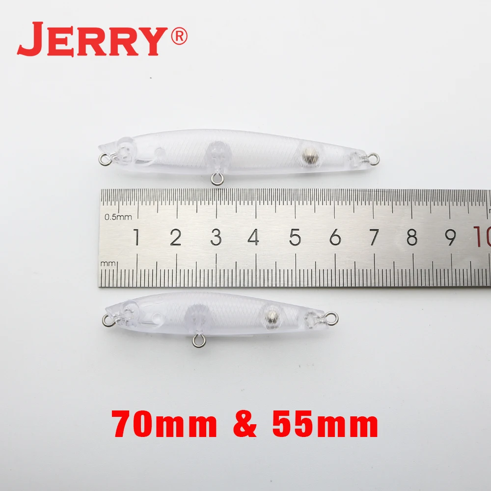 Jerry Blade-señuelo sin pintar, cuerpo en blanco, flotante, Topwater, cebos duros ultraligeros, lápiz de 10 Uds., aparejos de pesca de plástico - imagen 3