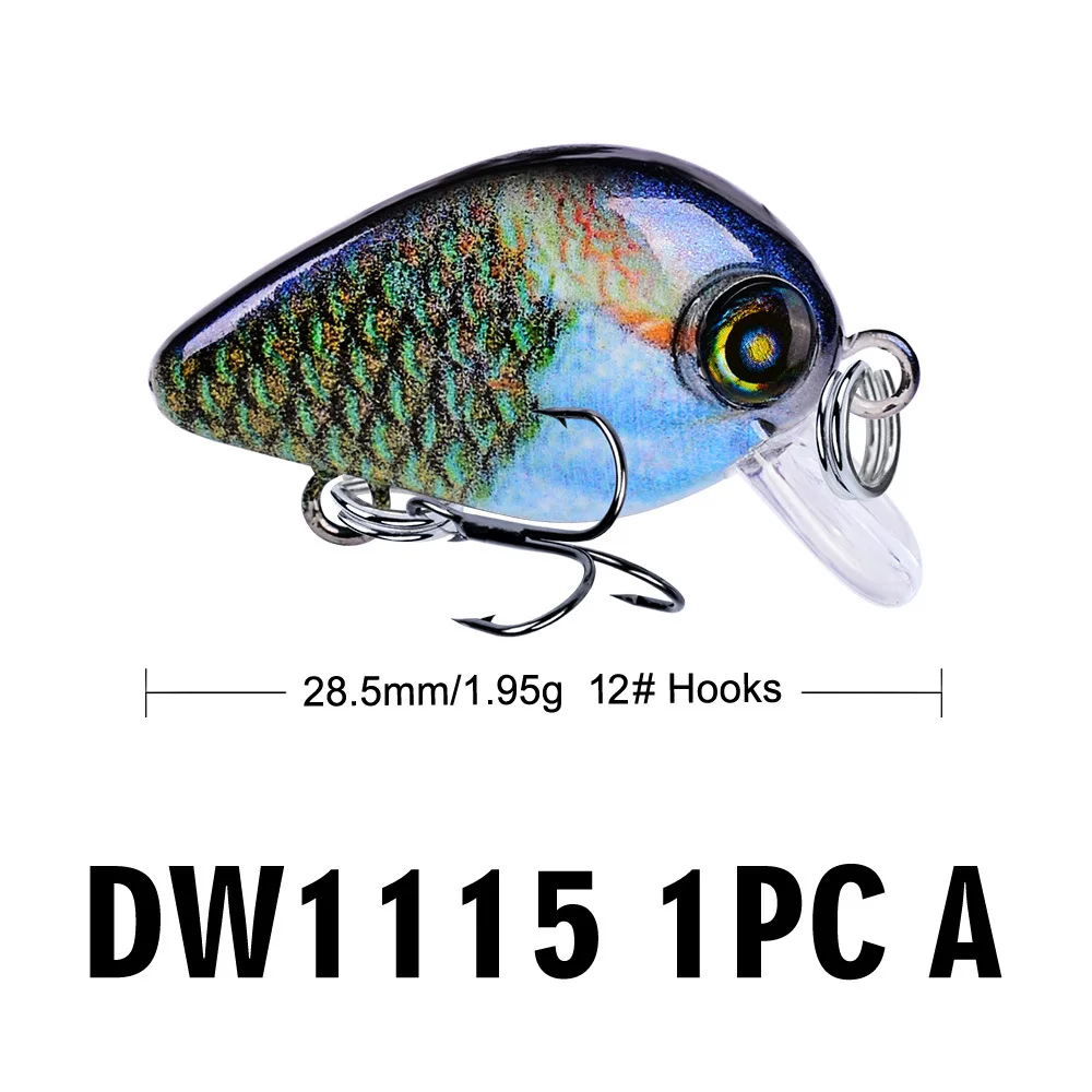 DW11151PCA Un señuelo de pesca vibrante para atrapar con 12 ganchos para una captura exitosa