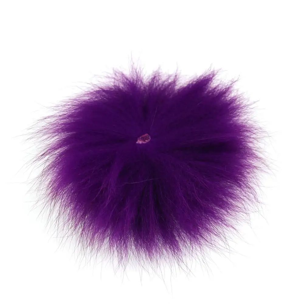 Bimoo, 2 uds., pelo de piel de cola Polar de zorro ártico para atado de moscas, cebo Streamer, salmón, cabeza de acero, moscas, materiales de atado de moscas de fibra fina - imagen 5