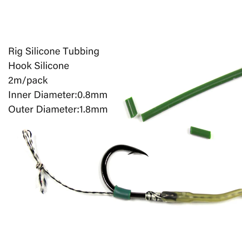 Mosodo-aparejos de pesca de carpa de 20M, accesorios de herramienta para pesca de carpa, funda de tubo de silicona suave, bricolaje - imagen 3