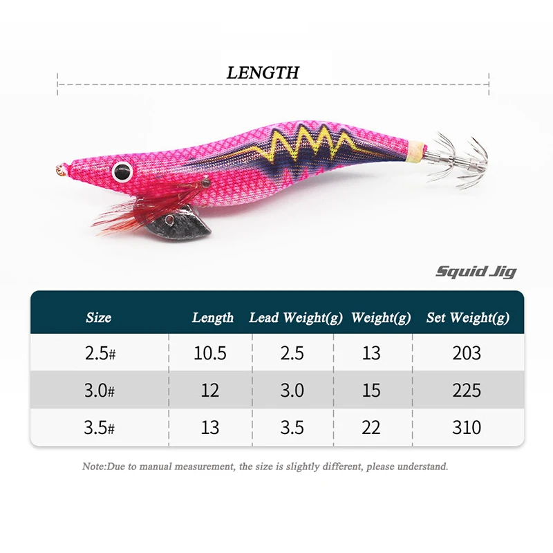 10 Uds camarones coronas calamar Pesca señuelo plantillas de Pesca cebo duro resplandor 2,5 #3,0 #3,5 # mar Artificial sepias pulpos de Pesca - imagen 2